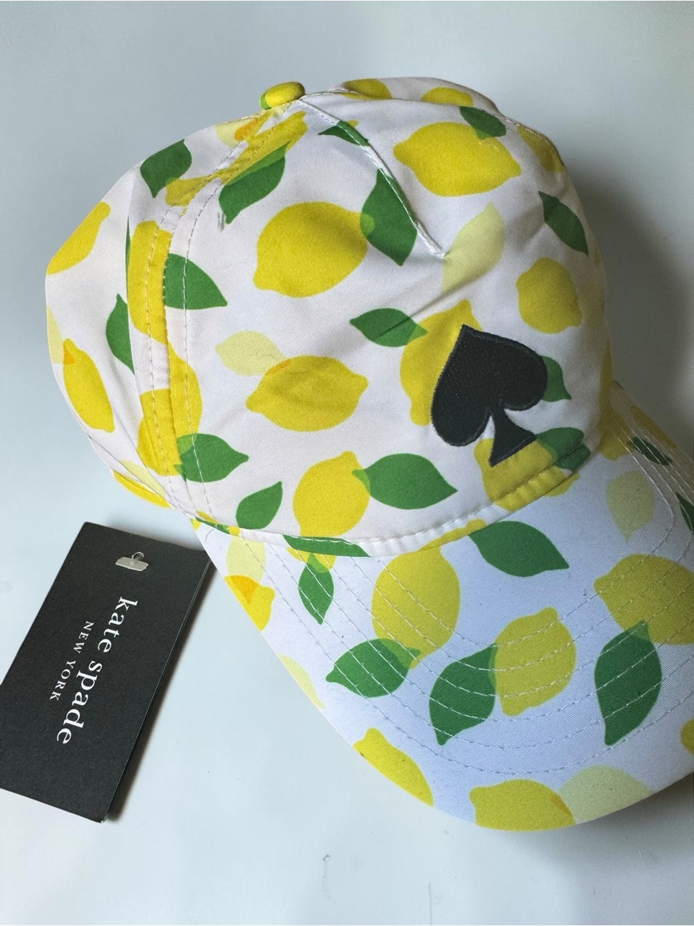 kate spade Lemon Print Baseball Cap - NWT